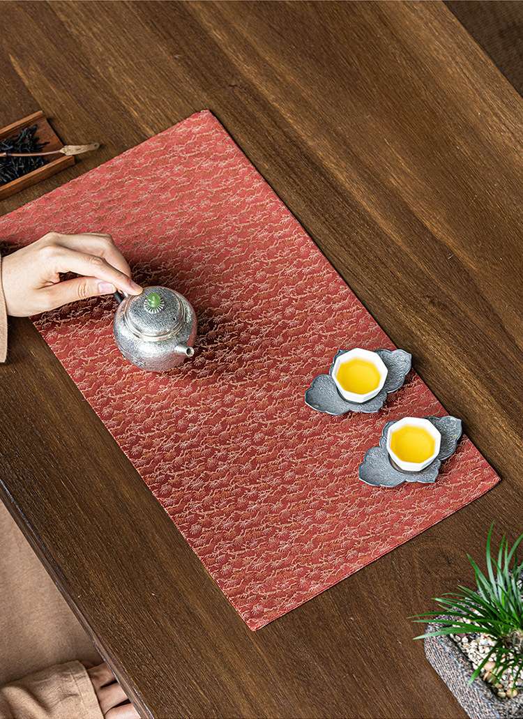Sets de table japonais avec motif d'eau